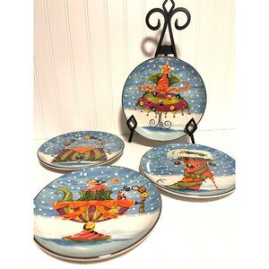 4 Fashion Plates Neiman Marcus Christmas Girls Night Portugal 8”